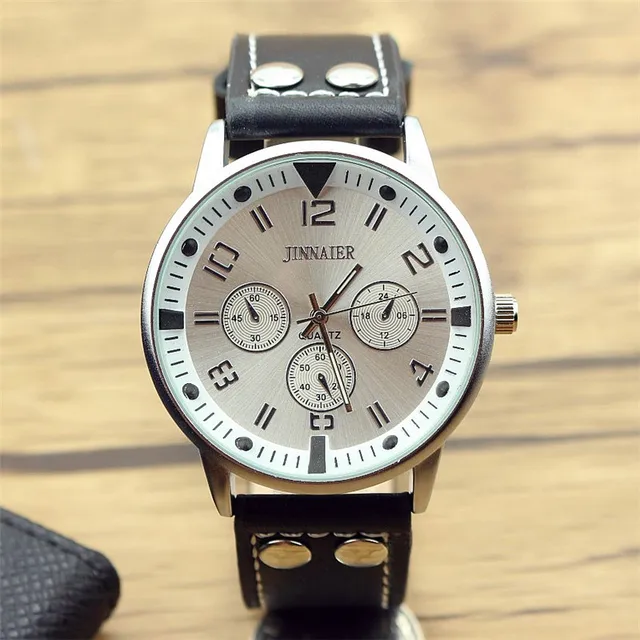 top brand sports watch for men 3D scale design big dial leather strap quartz wat top brand sports watch for men 3D scale design big dial leather strap quartz wat