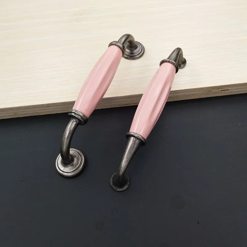 Керамические мебельные ручки средиземноморские кухонные ручки для шкафа Современная мультяшная Звезда Детская комната ручка для шкафа выдвижной ящик