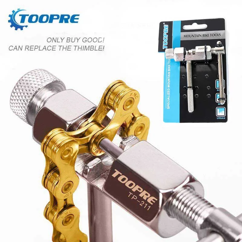 Cheap Toopre wholesale Bicycle Chain Tool MTB Road bike chain repair tool chain cutter disassembly change thimble 0