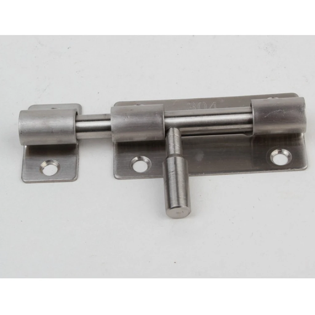 Stainless Steel Door Bolts Security Door Guard Flush Latch Slide Bolt Lock Hardware