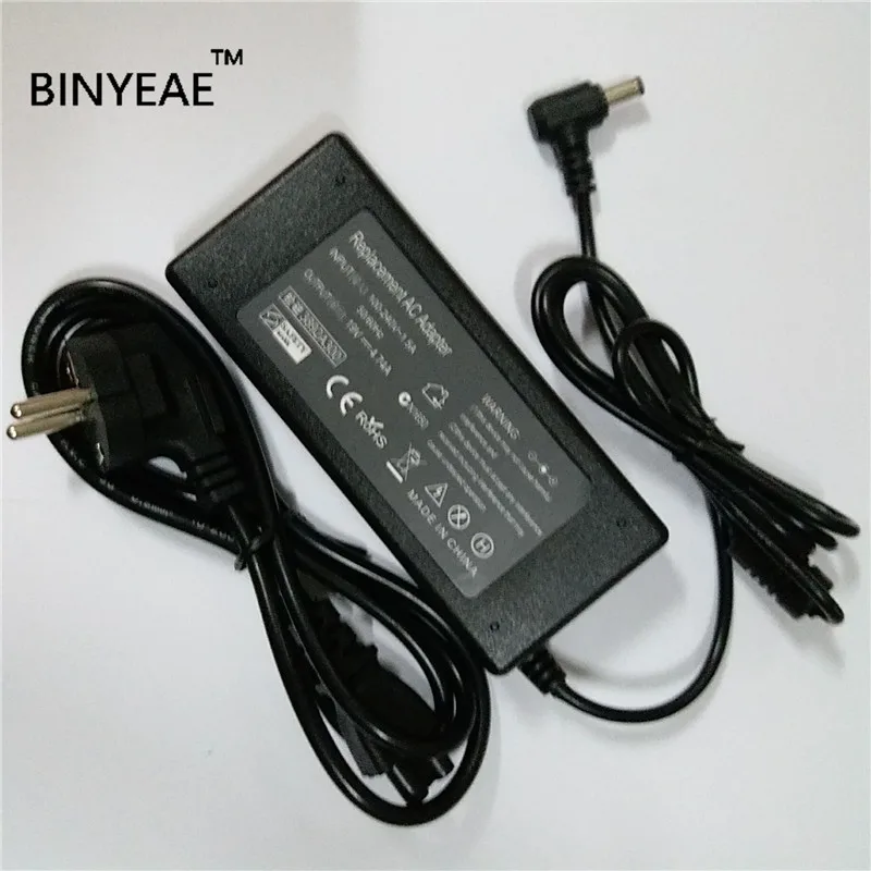 

19V 4.74A 90w AC Adapter Battery Charger With Power Cord for Toshiba satelite L450D-132 PRO L450D-12X PA3534U-1BRS