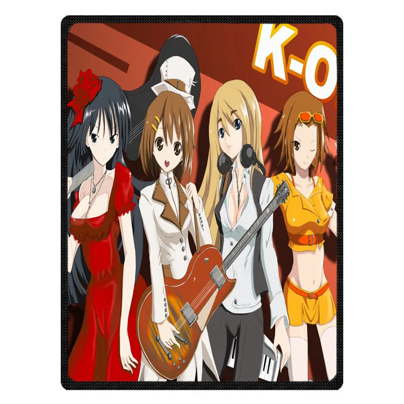 K-on мягкое пушистое теплое одеяло для девочек кровати дивана на заказ путешествий