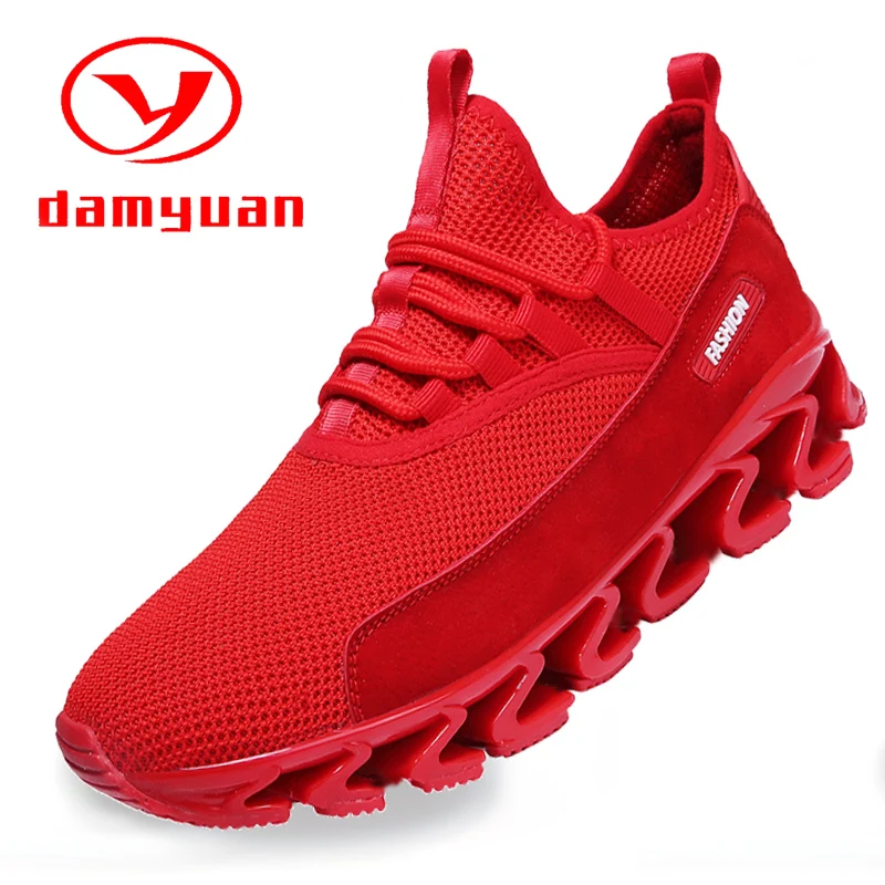 Blade Shoes Plus Size Men's Shoes 47 Breathable Running Shoes Mesh Training Shoes 46 New Style of 2019 Pure Color Casual Shoes Blade Shoes Plus Size Men's Shoes 47 Breathable Running Shoes Mesh Training Shoes 46 New Style of 2019 Pure Color Casual Shoes