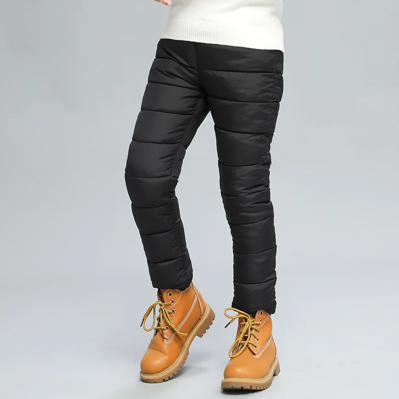 

Boys Pants Girls Leggings Children Pants Girls Winter Children Down Warm Trousers Baby Thick Pants Kids Boys Child Clothes