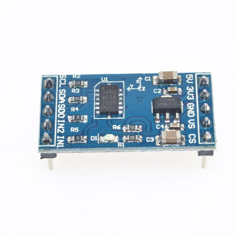 ADXL345 3 осевой цифровой датчик гравитации модуль ускорения наклона для Arduino Прямая