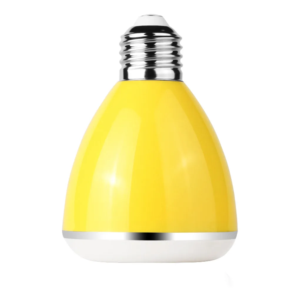 Yellow PC Твердый чехол для переноски BL-08A умный дом 2-в-1 лампа светильник E27 Цвет с Bluetooth Музыка Динамик 4,17 - Комплект: Yellow