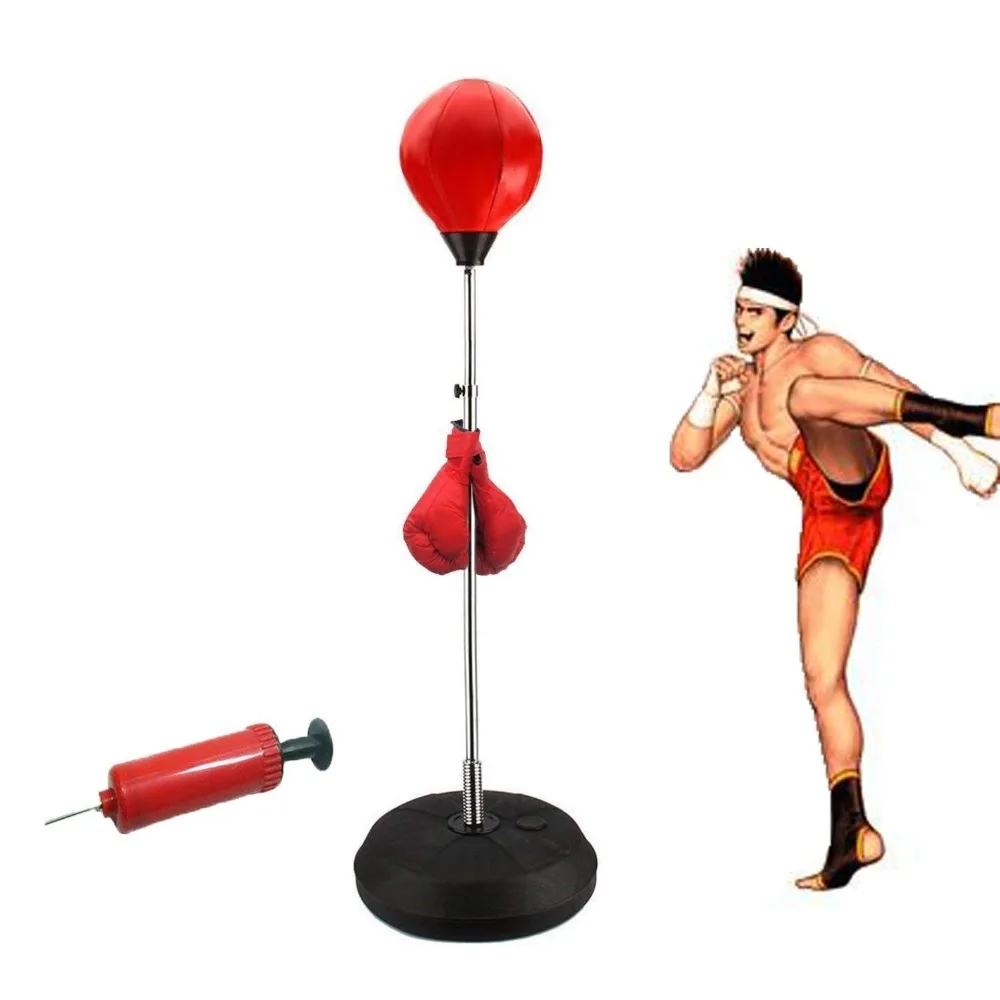 

HaiGym FreeShipping Standing Punching Bag Adult Punching Ball Speed Bag Boxing Set with Boxing Gloves And Pump