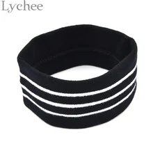 Lichi 1 unidades Casual Rayas Venda Elástico Venda Del Pelo de Punto Al Aire Libre Headwaear Accesorios para Hombres y Mujeres