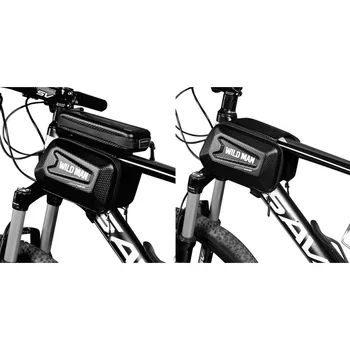 

Front Pannier Waterproof Rainproof Hard Shell MTB Bike Top Tube Bike Bag Cycling Accessories