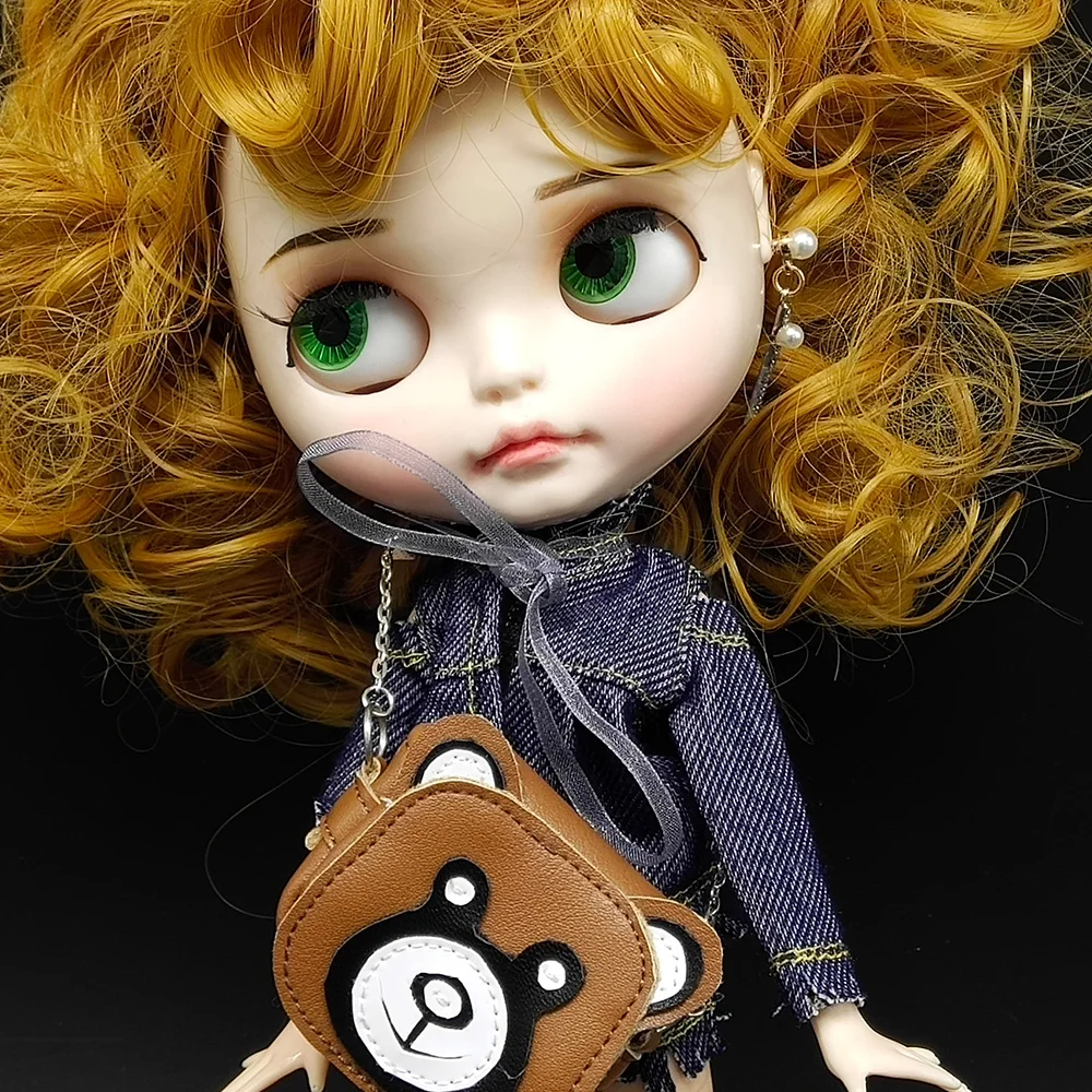 Стильные Сумки на одно плечо с изображением медведя из мультфильма Bjd 1/6 кукла