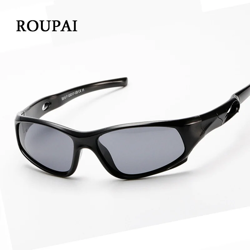 ROUPAI детские солнцезащитные очки поляризованные оригинальные УФ 400 Защита прямоугольник для мальчиков и девочек младенческие солнцезащитные очки ретро Gunes Gozlugu