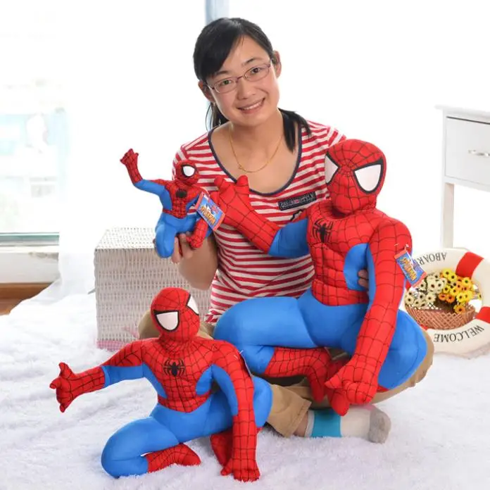 large spiderman plush