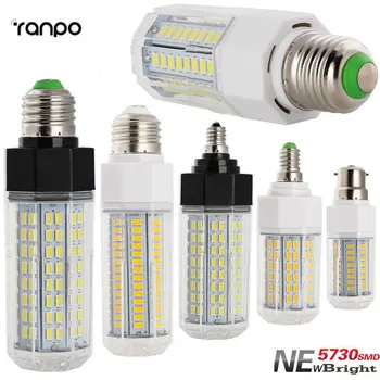 

Super Bright Lampada LED Lamp E12 E14 E27 80/112/126/144Leds 21/30/32/38W SMD5730 Bombillas de LED Spotlight Light Bulb Ampoule