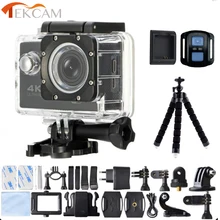 Tekcam 16MP 4K Action Camera 30M Underwater Sport Camera with Octopus Tripod and Charger for Christmas Gift