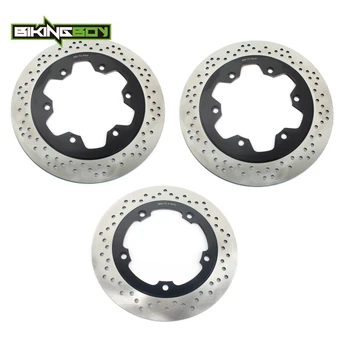 

BIKINGBOY Front Rear Brake Discs Rotors Disks for Triumph Speedmaster 790 Carb 865 EFI Thunderbird Sport 885 Tiger 955 01 02 03