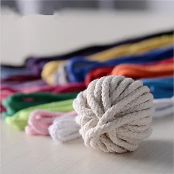 

Wholesale Cotton pet tie cord , 5mm cotton rope, compound rope, DIY Cotton cord (100m)Free shipping