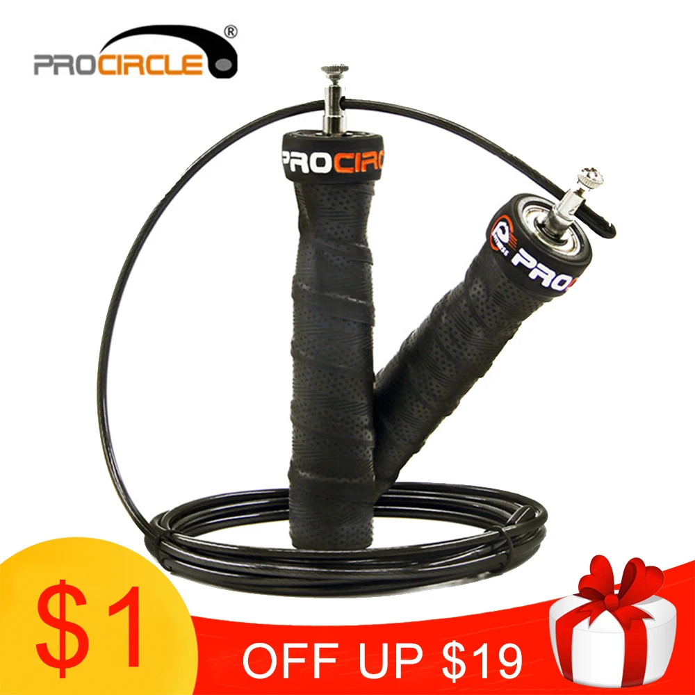 Crossfit Jump Rope Skip Speed & Weighted Jump Ropes with Extra Speed