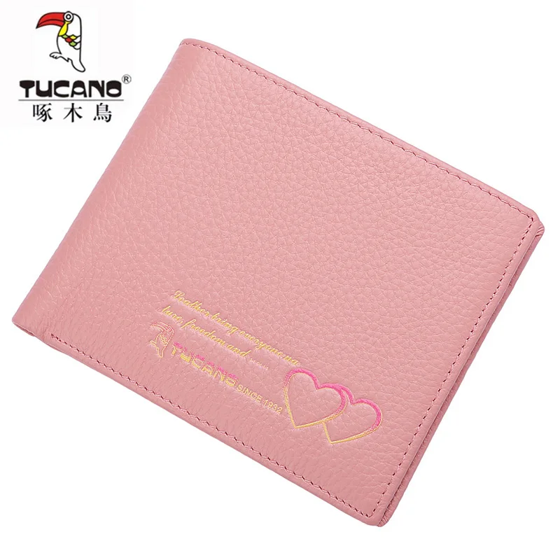 TUCANO/ the New Genuine Leather Multi-card Position Women's Thin Women's Bag