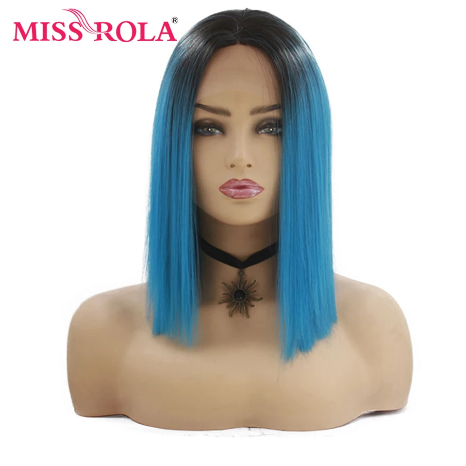 Мисс Рола синтетические волосы на кружеве Искусственные парики прямые волосы средняя часть боб парик для женщин 12 дюйм(ов) 190 г