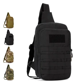 

New Men Waterproof 1000D Nylon Sling Chest Bag Military Travel Riding Back Pack Shoulder Messenger Male Tactical Army Chest Bag