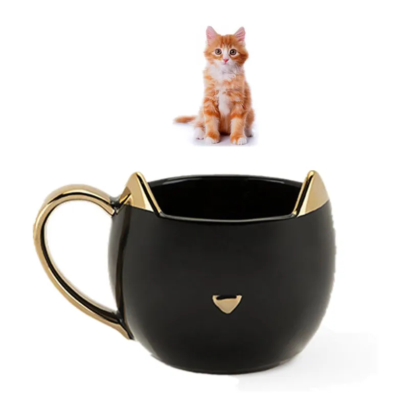 Ceramic Mug 3D Cat Ears Coffee Cup Milk & Tea Home Water Storage Office