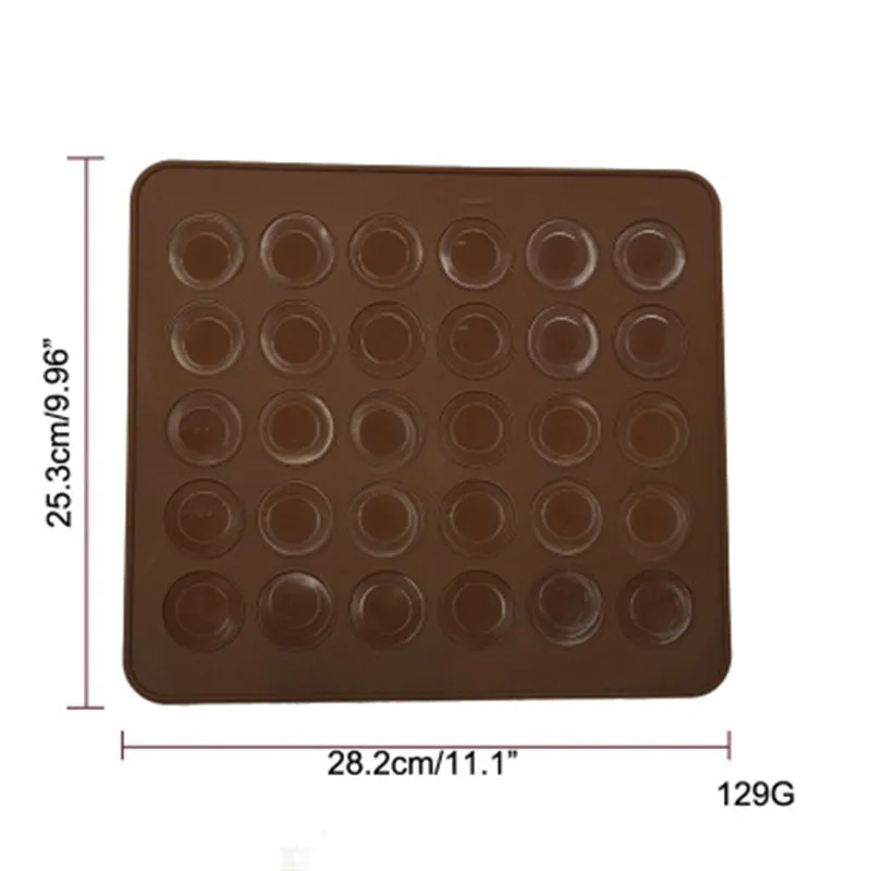 Bakery Tools Silicone Baking Mat Pastry Accessories Cookie Stencil Macaron Food Grade High Temperature Cake/Egg Tart Mold