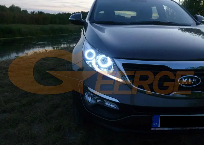 RGB led angel eyes Kia Sportage 2011 2012 2013 2014 2015(1)