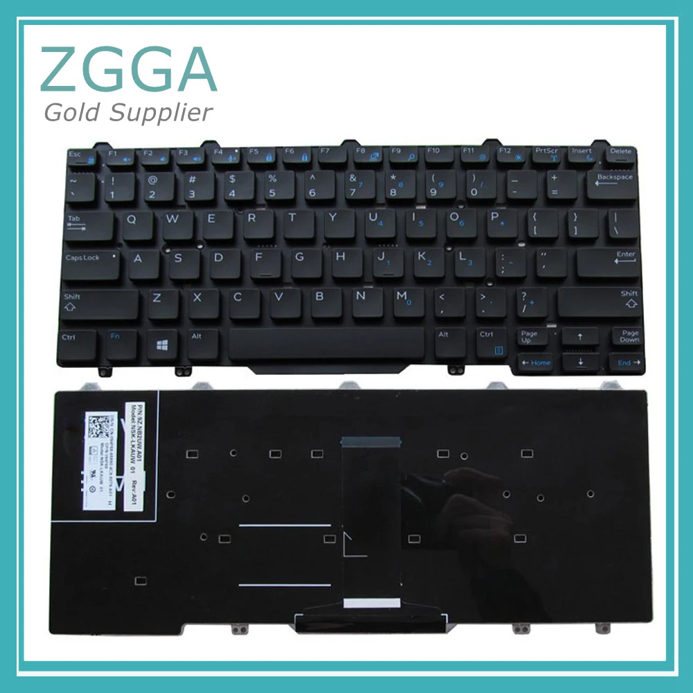 Genuine Laptop Keyboards for Dell Latitude 3340 3350 E3340 US English