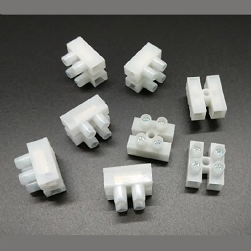 

100PCS/lot Wire connector PA10-2P 3P screw type butt terminal block terminal quick wire pair connector wiring splice