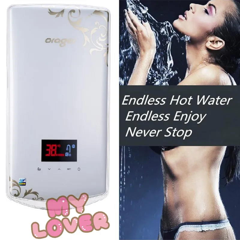 electric rapid Instantaneous hot Tankless water heater Shower with