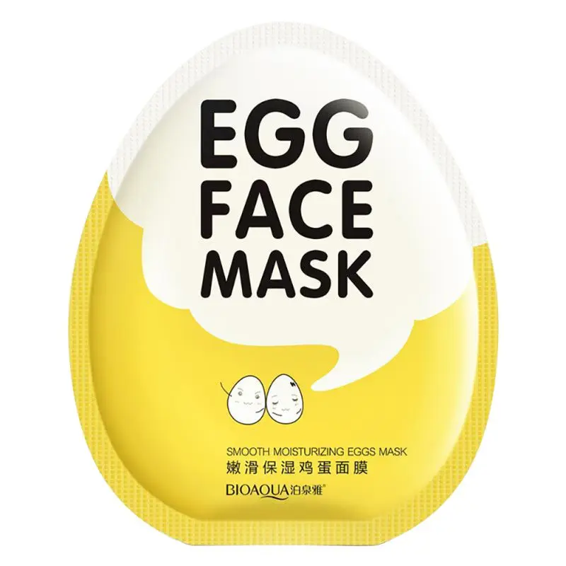 

Egg Snail Mask Moisturizing Face Mask Oil Control Hyaluronic Acid Black Mask Aloe Blueberry Brighten Wrapped Mask Skin Care Y8