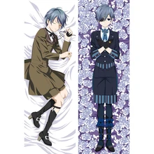 Аниме JK Черный дворецкий Dakimakura тело Чехол для подушки скольжения Ciel Phantomhive мужская декоративная подушка