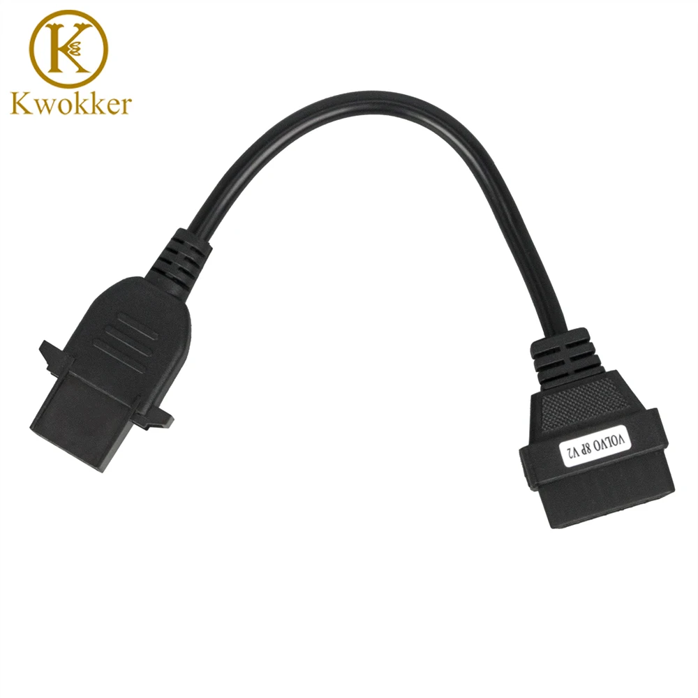

Car OBD2 Auto Cable Truck Cable for VOLVO-8P 16 Pin to 8 Pin Cable Volvo 8-pin adapter Cable Truck for Volvo 8pin to 16pin