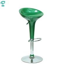 94388 Barneo N-100 пластиковый поворотный кухонный высокий барный стул на газ-лифте цвет зеленый мебель для кухни кресло для бара по России