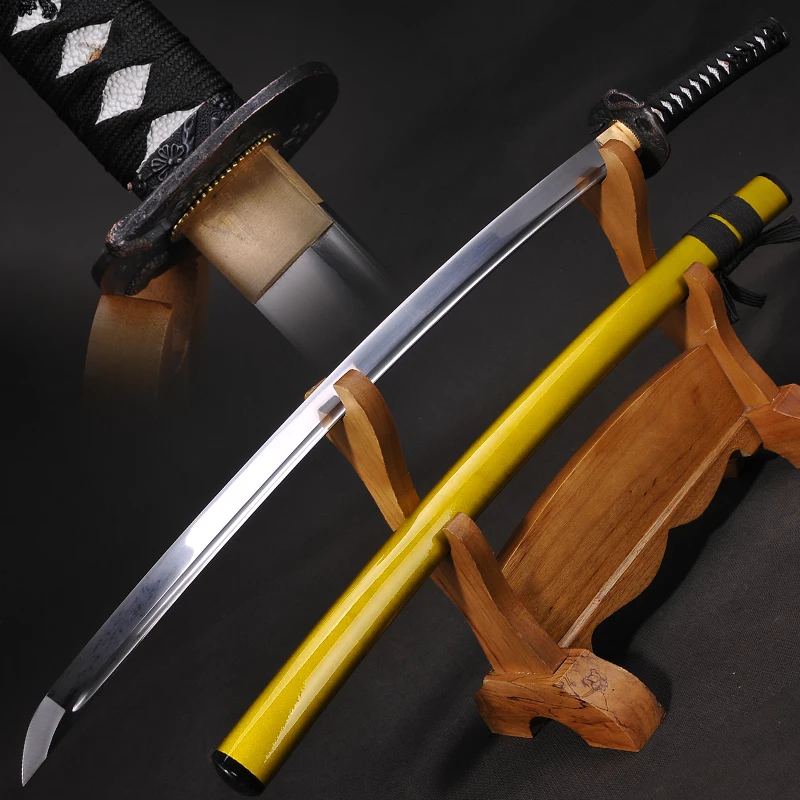 

Handmade Japanese Samurai Sword Katana Oil Quenched 1060 Carbon Steel Full Tang Blade Very sharp