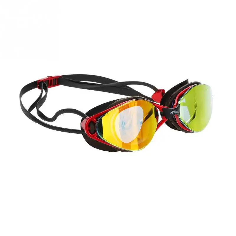 

WHALE Adults Professional Anti-fog UV Protection Swimming Glasses Adjustable Silicone Swim Googles Swim Eyewear