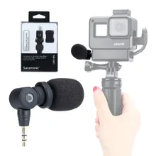 Saramonic SR XM1 Беспроводной видео микрофон для GoPro 7/6/5 3 5 мм интервью Vlog