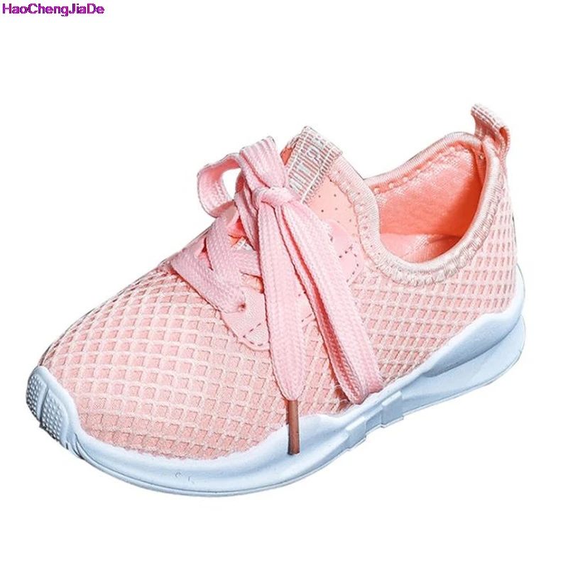 

HaoChengJiaDe Children Shoes Summer Girls Boys Casual Shoes Breathable Mesh Kids Sneakers White Chaussure Enfant Garcon Fille