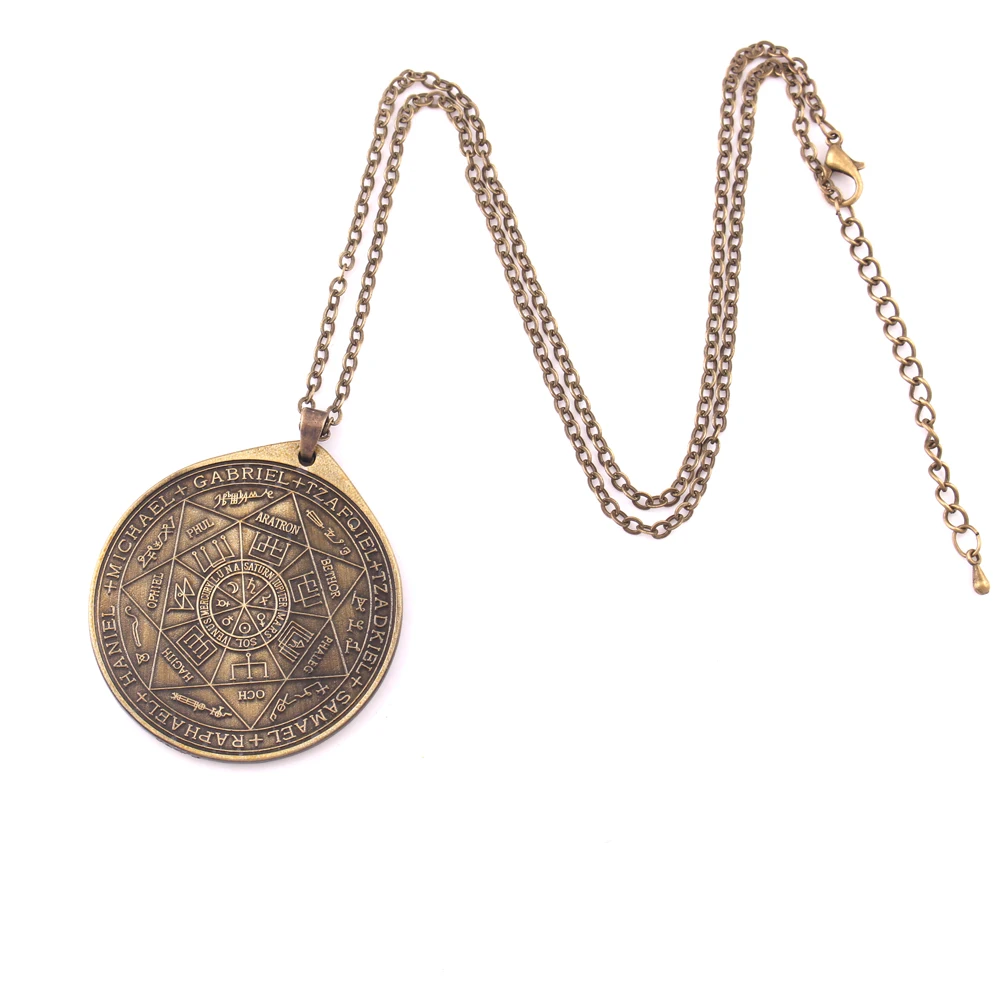 

Fashion The Seal of the Seven Archangels by Asterion seal solomon kabbalah amulet pendant necklace