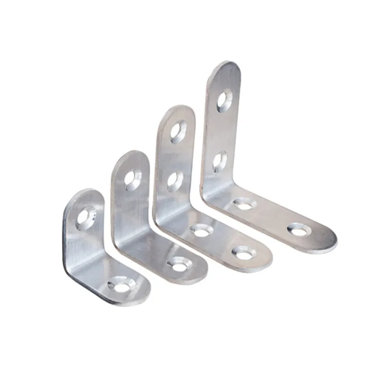 

304 stainless steel corner brackets right angle L shape for the furniture desk table chair with free screws