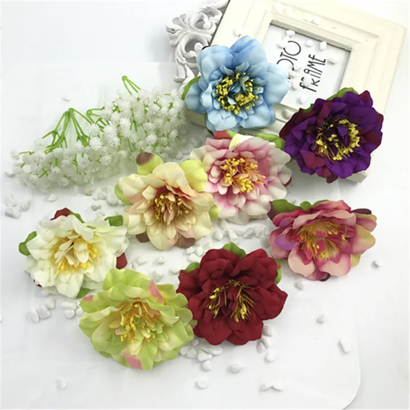 

1PCS simulation wild orchid head diy decorative flower diameter 7CM batch