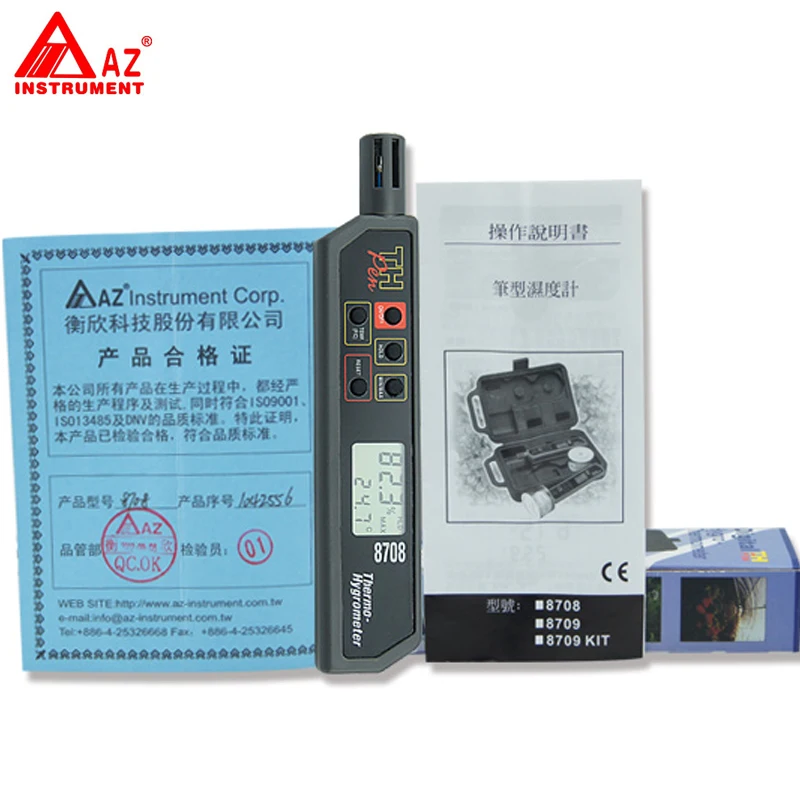 AZ 8708 ручка Hygro термометр измеритель температуры и влажности|meter assy|meter distancemeter finder |