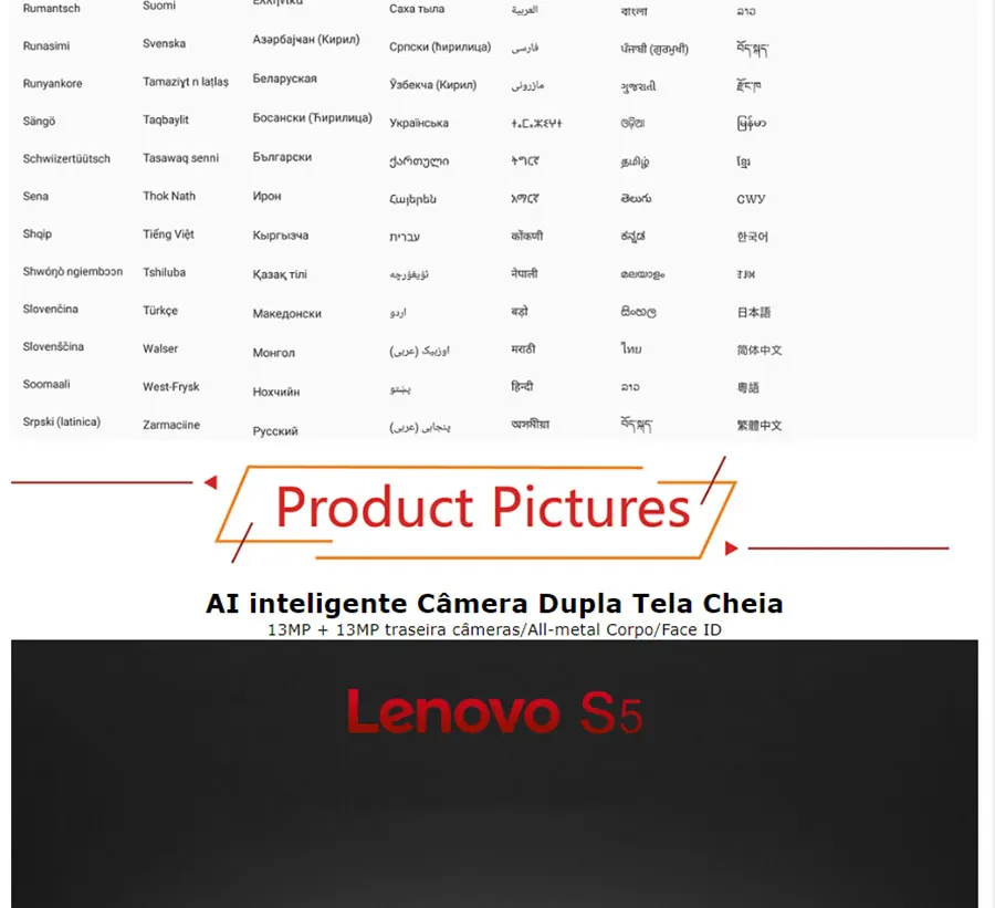 Lenovo S5 K520, 4 Гб ОЗУ, 64 Гб ПЗУ, смартфон, двойная задняя камера 13 МП+ фронтальная камера 16 Мп, распознавание лица, 18:9, полный экран, 4K видео, мобильный телефон