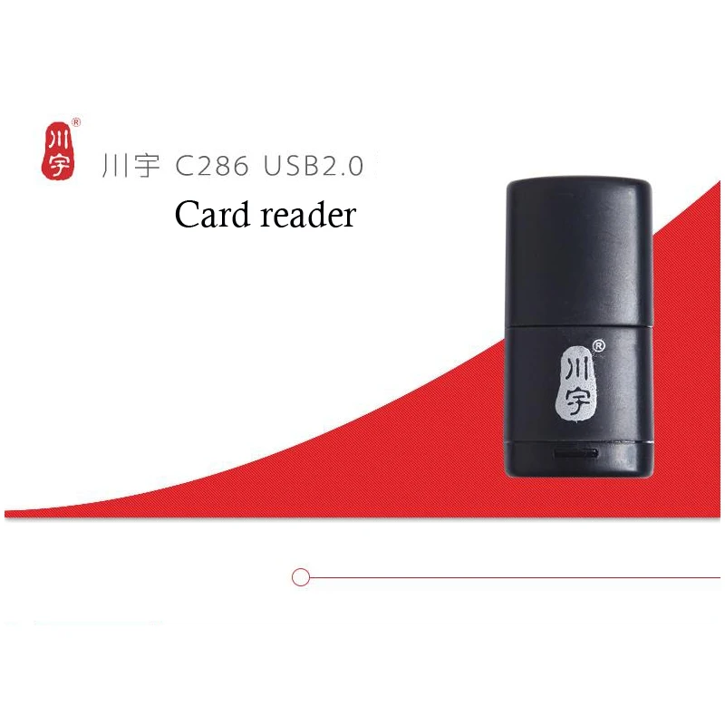 

Kawau C286 High Quality Mini USB2.0 Card Reader maximum support 128GB TF Card Reader Support TF microSD Card In Stock