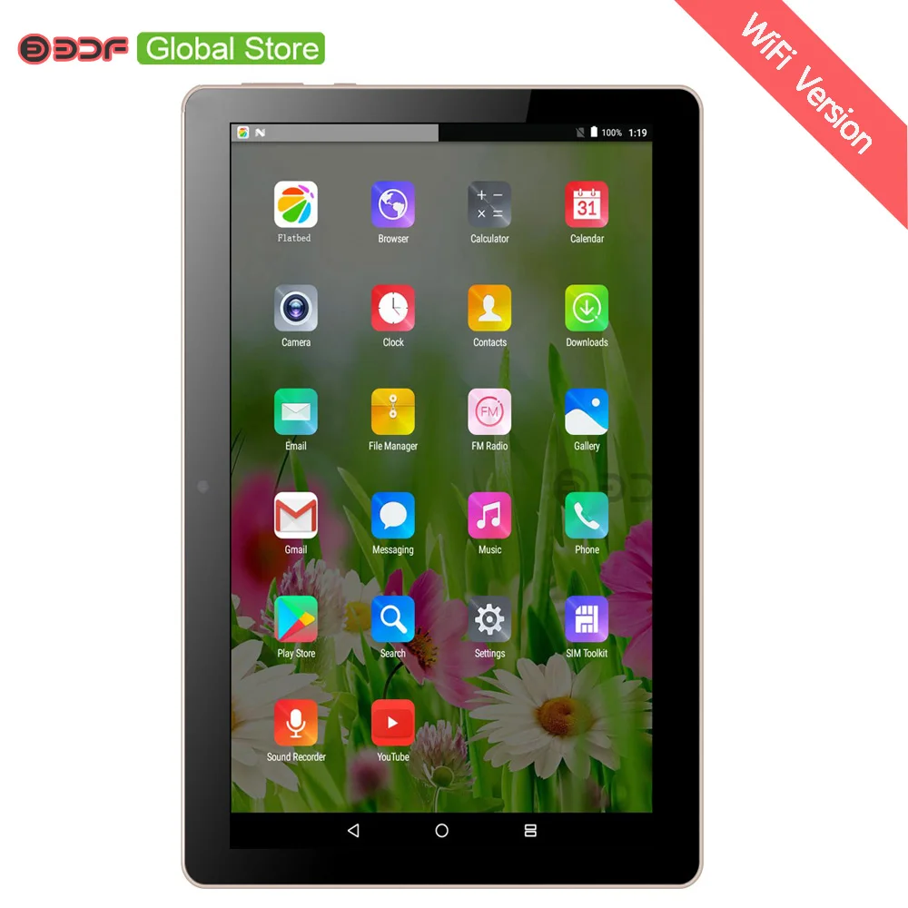 10 Inch Notebook Android 7.0 Tablet PC System Laptop 4GB