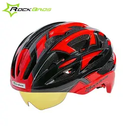 Rockbros велосипедный шлем 3 объектив очки отлиты Спорт велосипед шлем сверхлегкий Дорога шлем Capacete Ciclismo