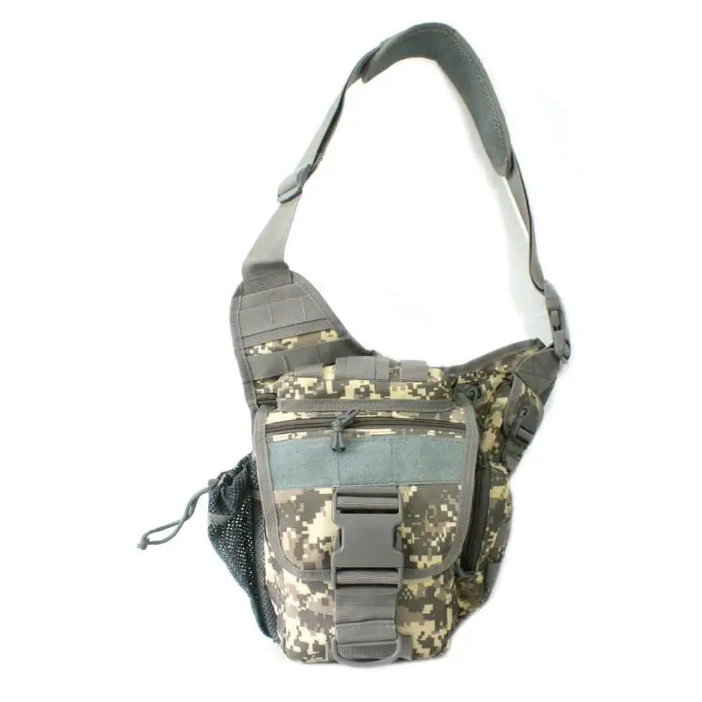 Открытый военный тактический слинг Спортивная дорожная нагрудная сумка на плечо для мужчин и женщин сумки через плечо походные принадлежности для мужчин t - Цвет: ACU