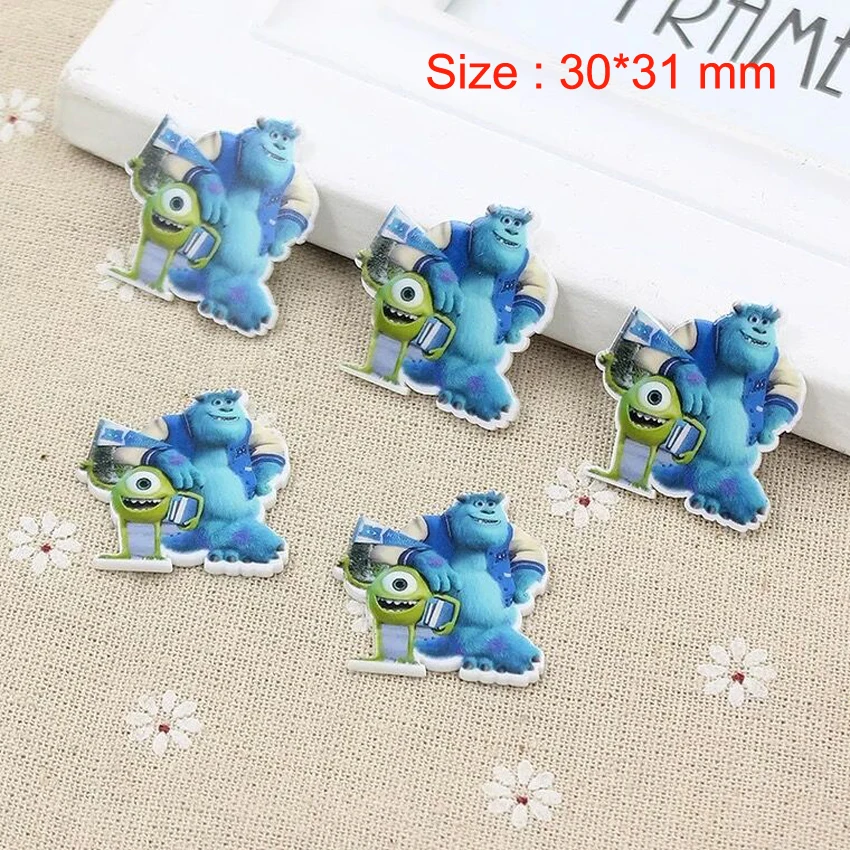 

10pcs/lot flat back planar resin monster DIY resin cabochons accessories for diy mobile phone case headband hair bow