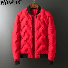 AYUNSUE, зимняя куртка, Мужская парка, бейсбольное пальто, мужская зимняя куртка, s, толстая, мужская, пуховая парка, пальто, Casaco Masculino, KJ752