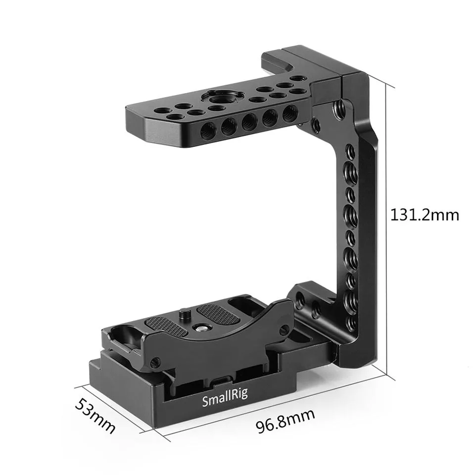 SmallRig Z6 Камера клетка Quick Release Половина Клетка для Nikon Z6 и Nikon Z7 особенность со встроенным Manfrotto 501 QR пластина 2262